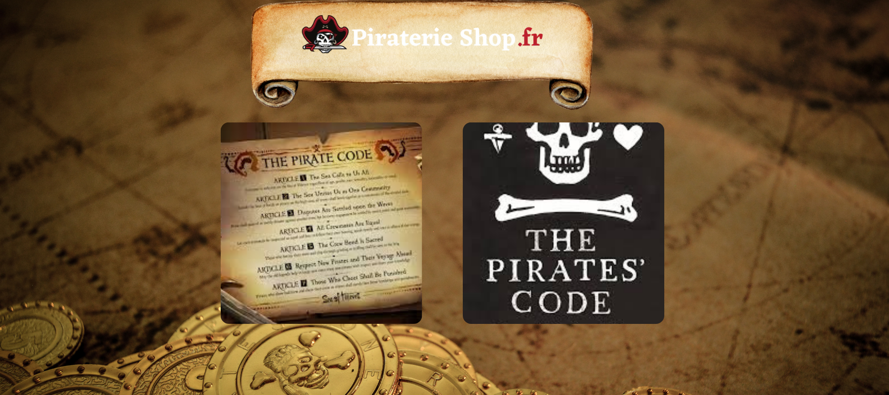 photo de l'authentique code des pirates