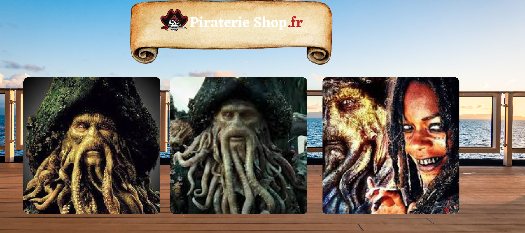 evolution de davy jones dans pirate des caraibes