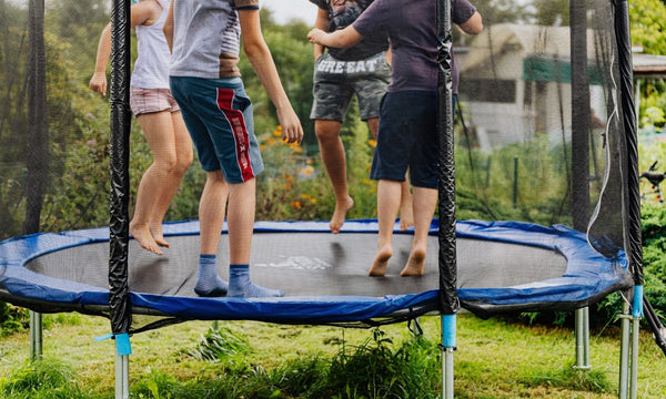 backyard trampoline