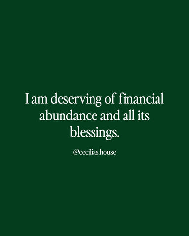 "I AM" Money Affirmations for Wealth + Abundance for Black Women