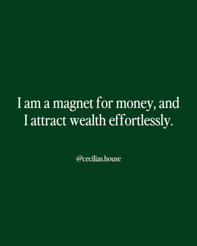 "I AM" Money Affirmations for Wealth + Abundance for Black Women