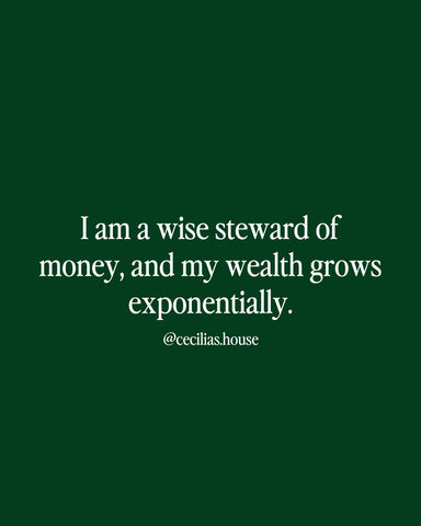 "I AM" Money Affirmations for Wealth + Abundance for Black Women