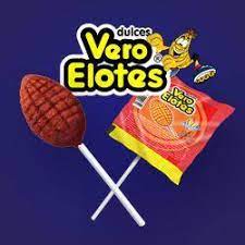 2 Paleta Elote con chile / 2 Sucette de caramel en forme de maïs au pi —  MéxicoTeAmo