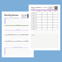 Vertical Weekly Planner 2026:  Butterflies