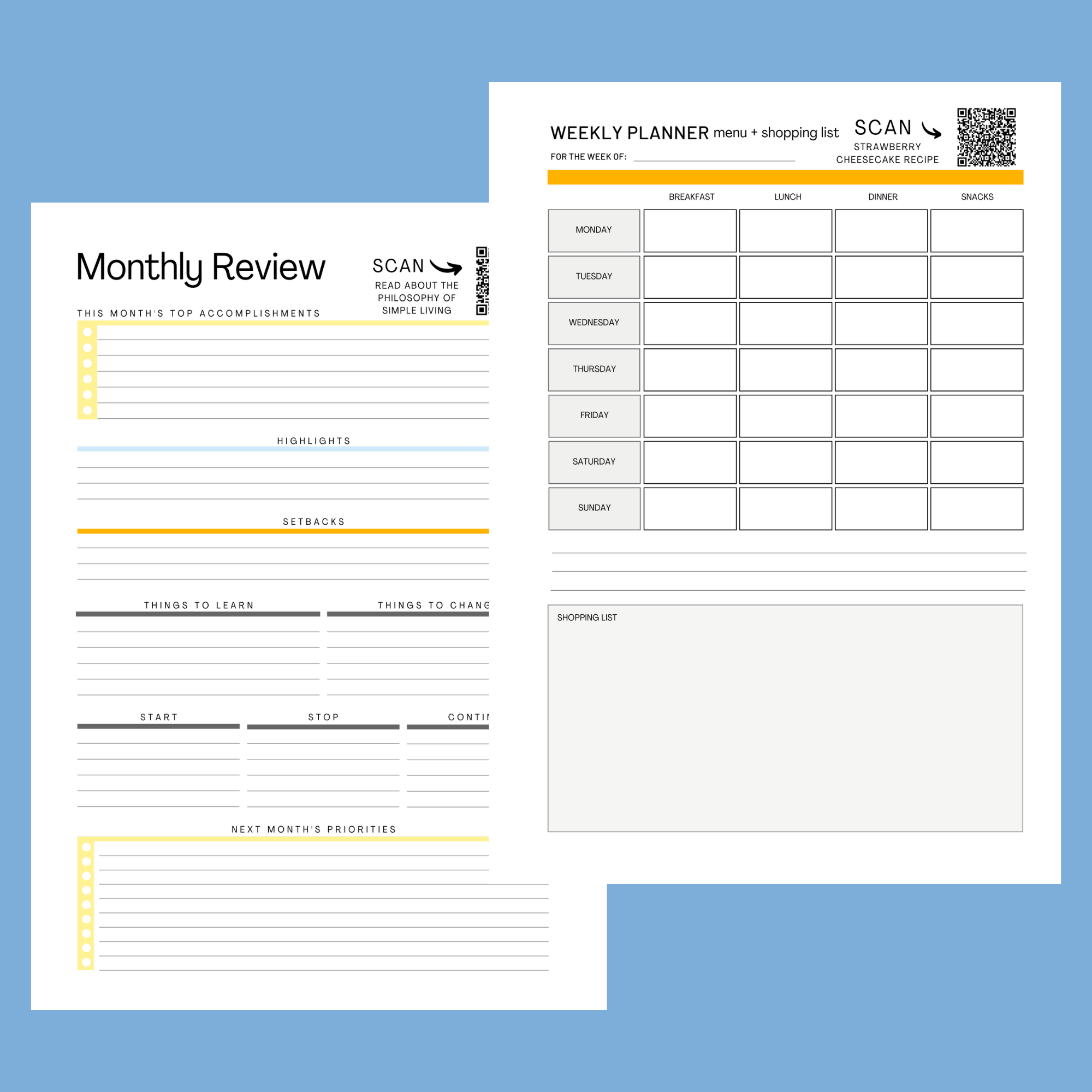 Weekly Planner 2025:  Honey Bees