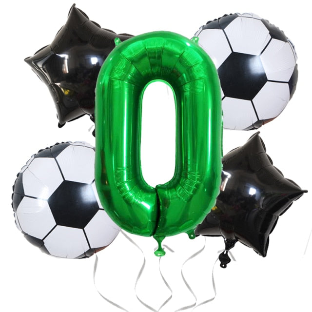 Helium Foil Globos Football Part Balloon