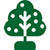 Tree with eggs icon