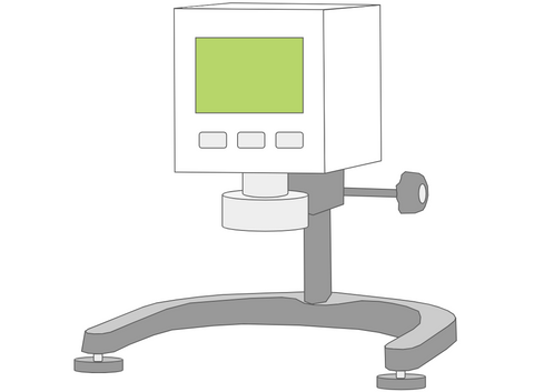 Diagram of a Cone and Plate Viscometer