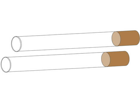 Diagram of a bubble viscometer