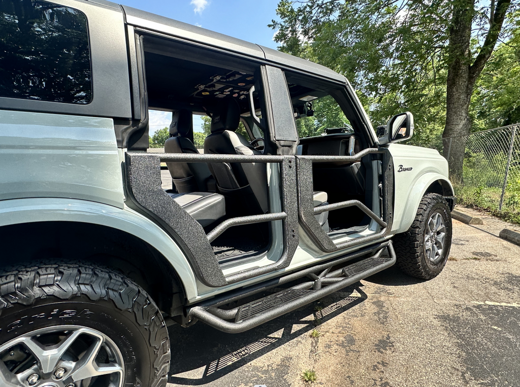How To Remove The Ford Bronco Factory Doors To Mount The Tube Doors-Hooke Road 1