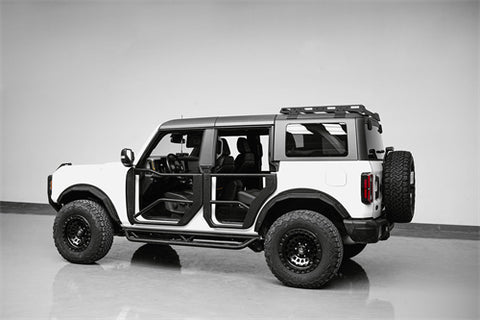 2021-2024 Ford Bronco Adventure Tube Half Front & Rear Doors - HookeRoad b8916s details 2