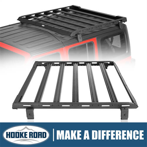 Jeep Roof Rack Cross Bars Side Rail Roof Rack for 2007-2023 Jeep