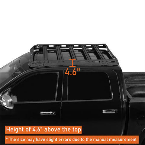 Ford F-150 & 2009-2018 Ram1500 Roof Rack Luggage Rack 4x4 Truck Parts - Hooke Road b9909s dimension 1