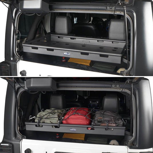 HookeRoad Jeep JK Interior Cargo Rack 4-Door for 2007-2018 Jeep Wrangler JK  JKU – Hooke Road 4x4