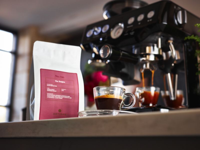 Artisan Coffee Co The Enigma by espresso machine