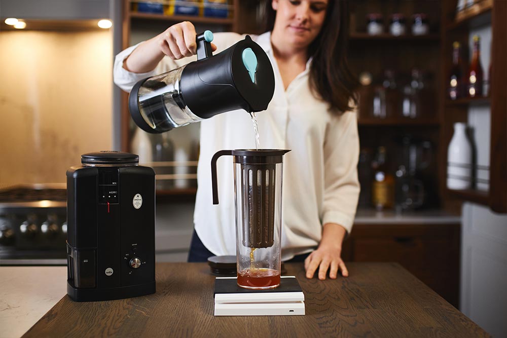 artisan coffee co coldbrew brewguide filtered water ground coffee