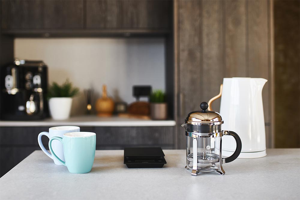 Artisan coffee co cafetière & french press brew guide gather equipment boil water