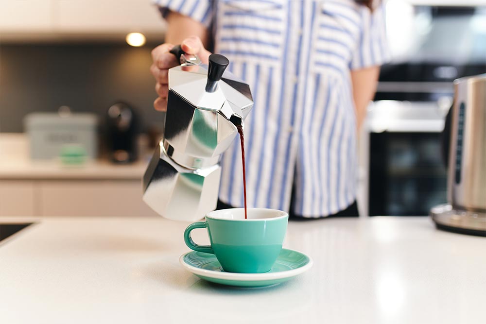 Making Coffee with a Moka Pot