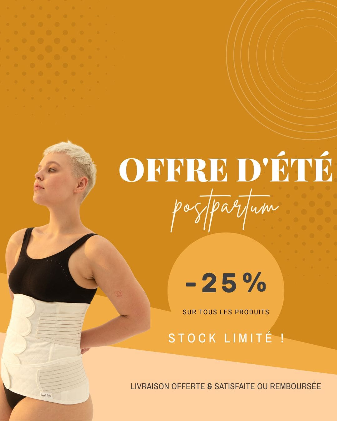 Offre été landing page – Sweet Birth