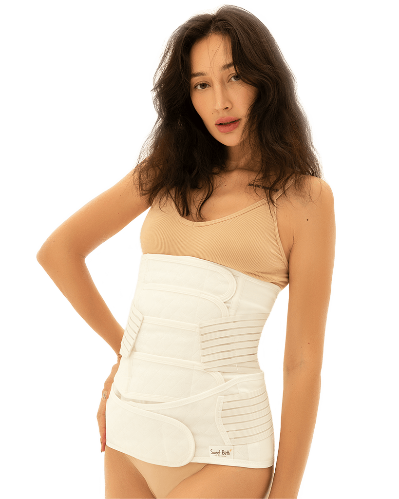 1 Ceinture Post Partum noire - Ceinture de récupération abdominale pour  césarienne - Soutien du dos Ventre Wrap Shapewear - Siamslim