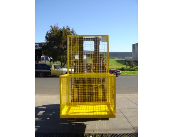 Forklift Cages and Bin Tippers