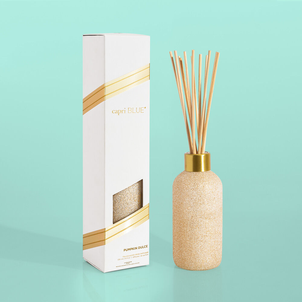 Volcano White Opal Gilded Reed Diffuser 7.75 fl oz