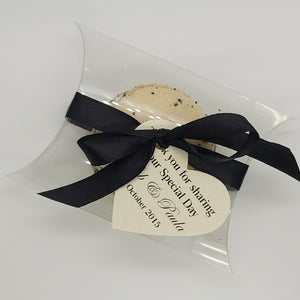 Macaron Pillow Box, Bow and Swing Tag