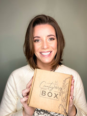 Allison Caddy holding Country Wyx Box