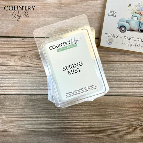 Country Wyx Box - April 2024 - Spring Mist Wax Melts