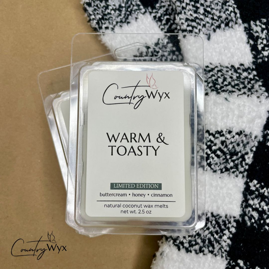 Country Wyx Box - February 2024 - Warm & Toasty Wax Melts