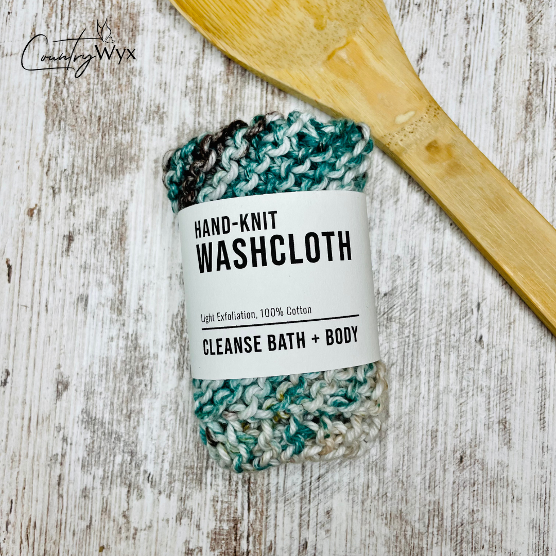 Country Wyx Box - May 2023 - Hand-Knit Washcloth
