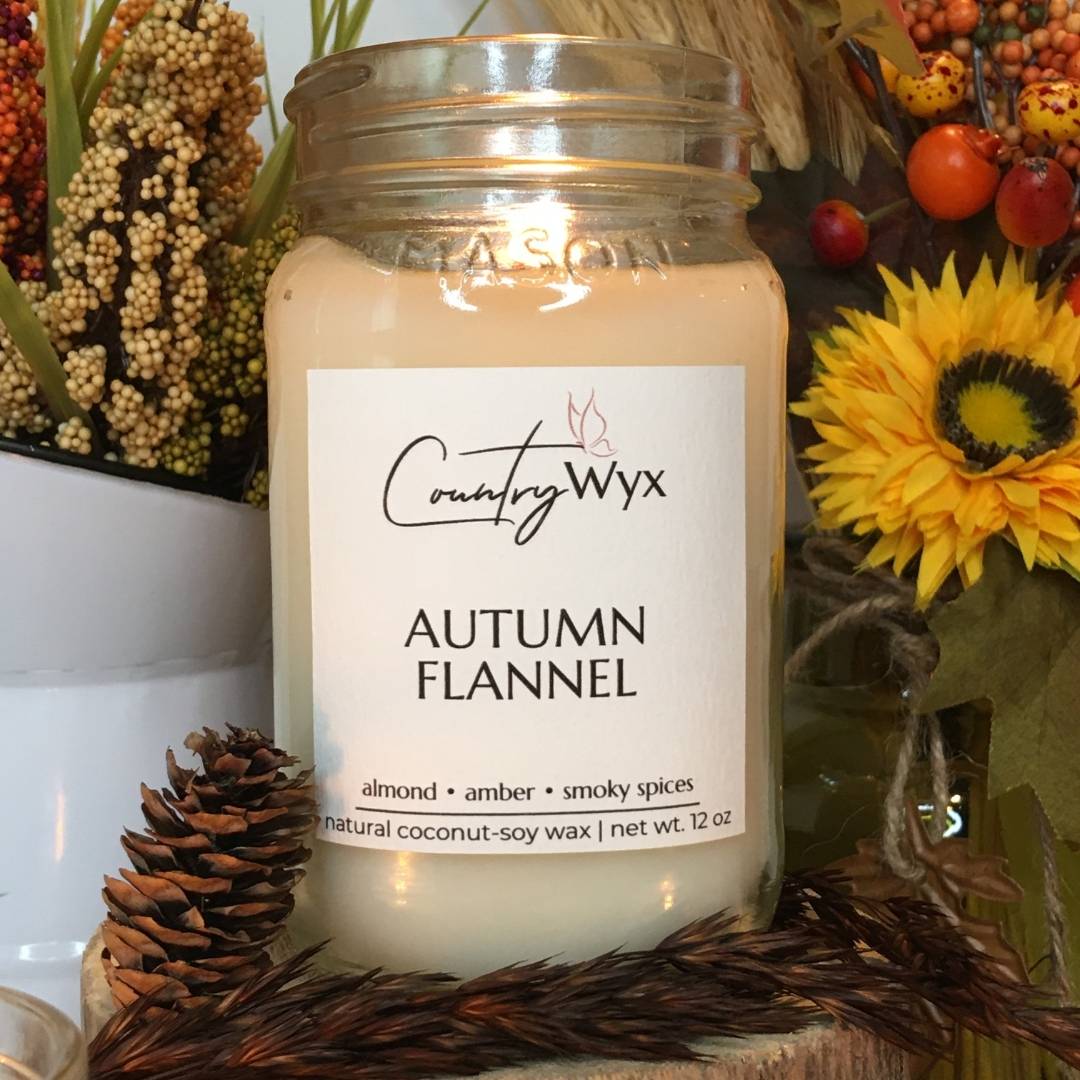 Country Wyx Grandma's Kitchen: Mason Jar Scented Candle