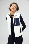 Full-zip Polar Fleece Vest with Pockets