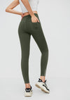 High Waisted 7/8 Tummy Control Leggings with Back Pockets