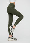 High Waisted 7/8 Tummy Control Leggings with Back Pockets