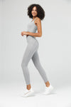 Women's High Waisted Split Hem Yoga Leggings