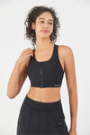 HiTense™ Front Zip Sports Bra with High Support