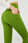 FlexEase™ Middle Waist Workout Yoga Leggings with Pockets