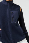 Full-zip Polar Fleece Vest with Pockets