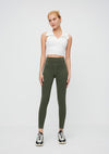 High Waisted 7/8 Tummy Control Leggings with Back Pockets