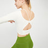 Long Sleeve Workout Yoga Sports Crop Top