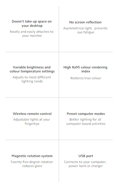 Xiaomi Mi Computer Monitor Light Bar No Screen Reflection Wireless