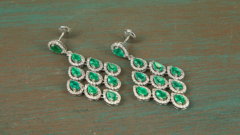 Emerald Earrings