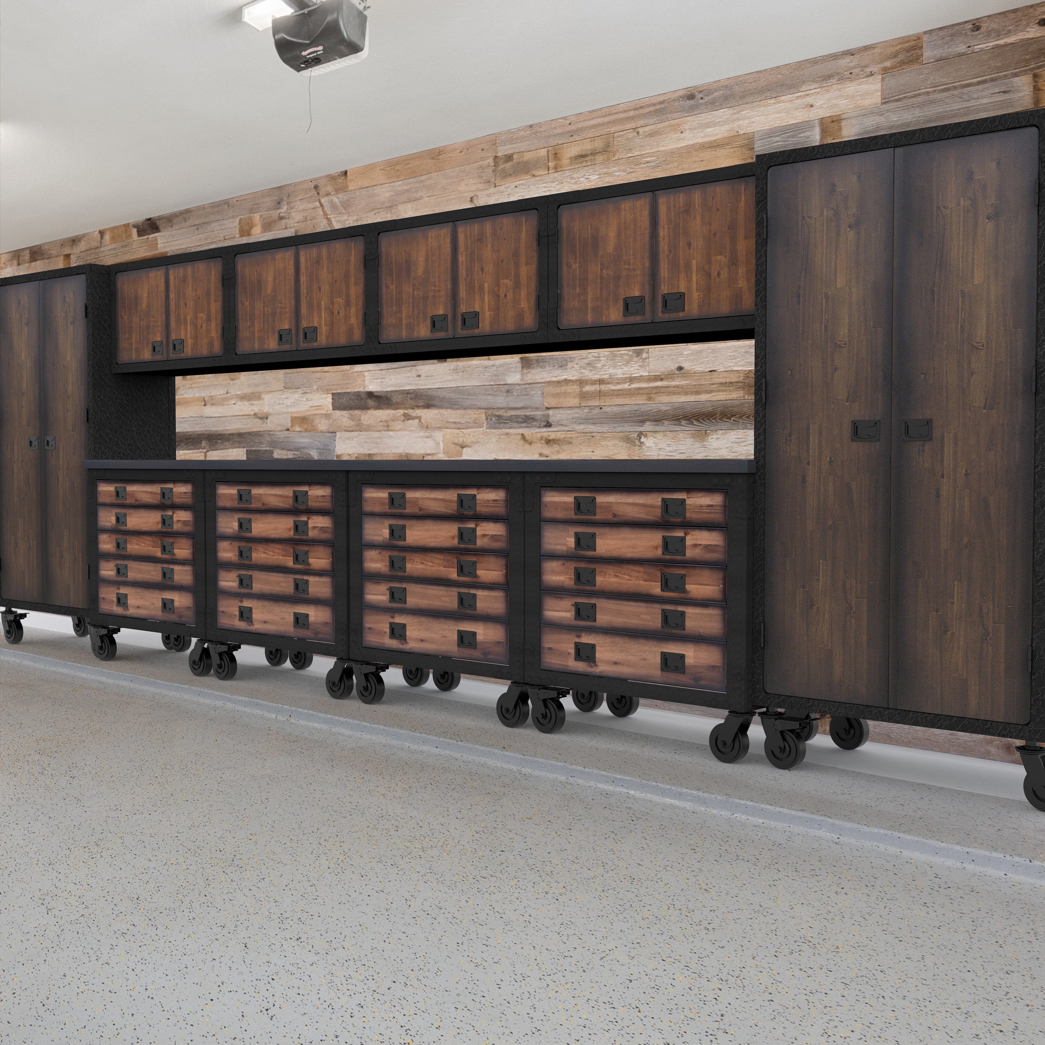 Duramax 10-Piece Garage Storage Combo Set with Tool Chests, Wall Cabinets and Free Standing Cabinets