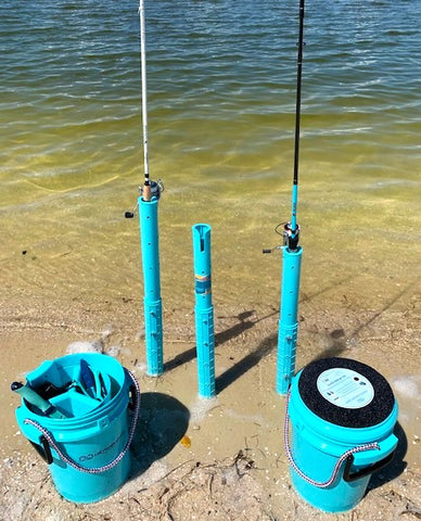 Sand Spike Rod Holder-Great for Surf, Beach, Bank Fishing from 24 Expand to 44
