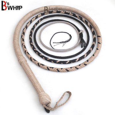 Bull Whip 6, 8, 10, 12, 14 & 16 Feet long 16 Strands Kangaroo Hide