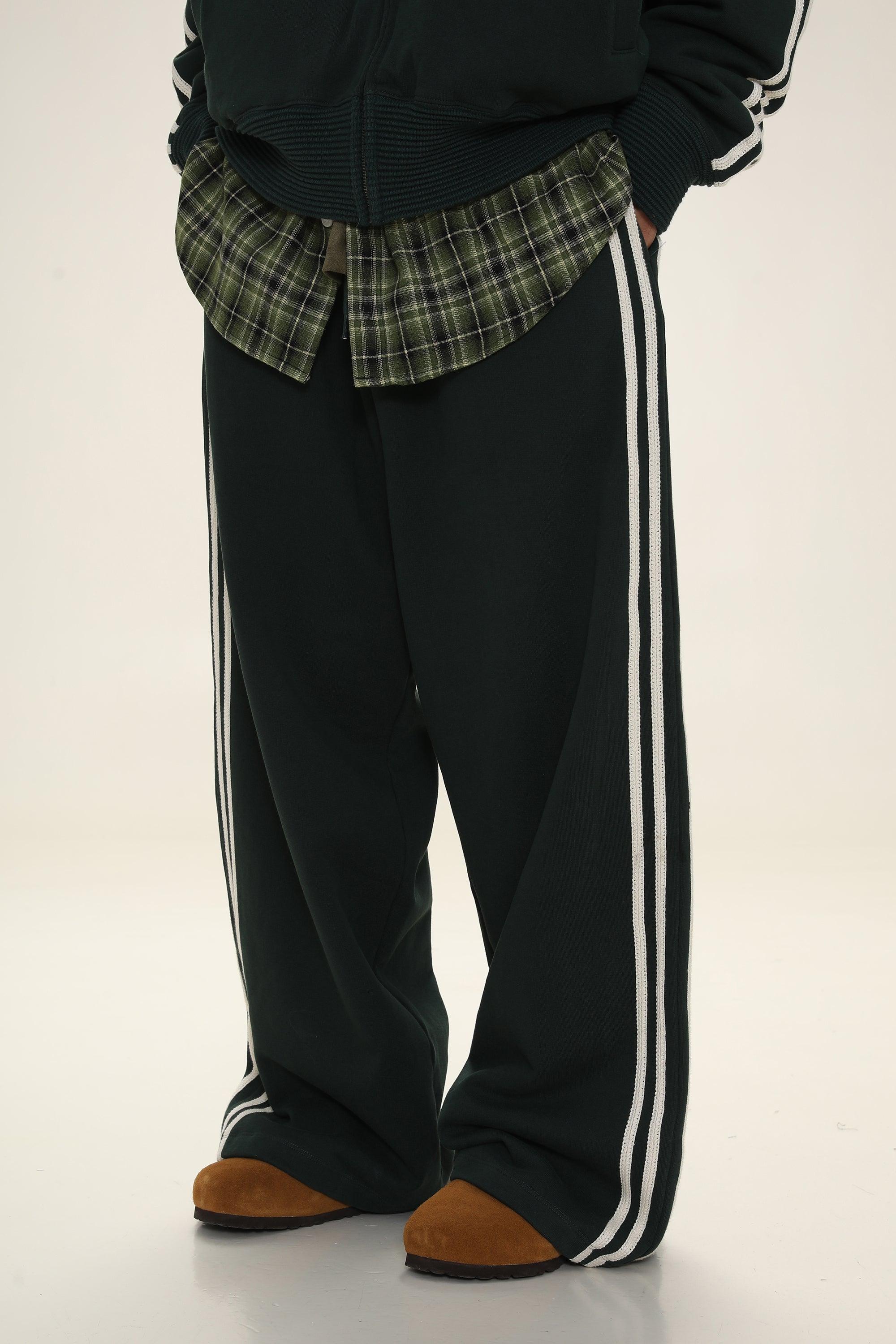 MASONPRINCE Wide Leg Track Pants