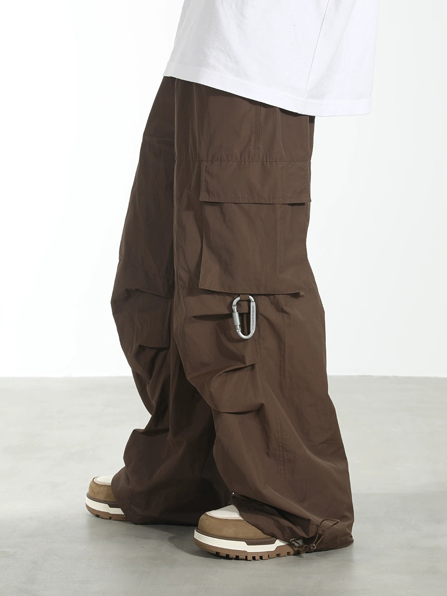 Image of HARSH and CRUEL Wide-Leg Multipocket Cargo Pants