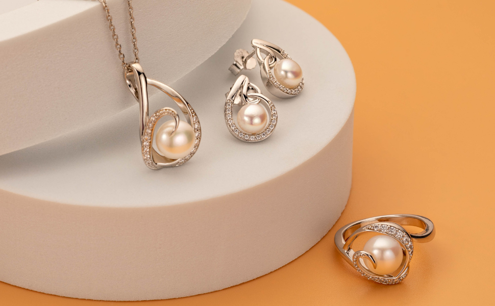 white pearl jewelry