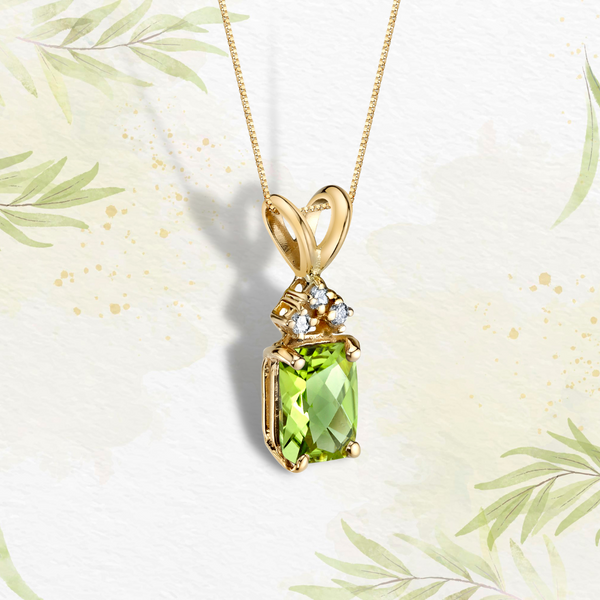 Peridot Gemstone Gold Jewelry